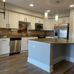 Expert cabinet painting services in Holly Springs, NC with smooth, modern finishes