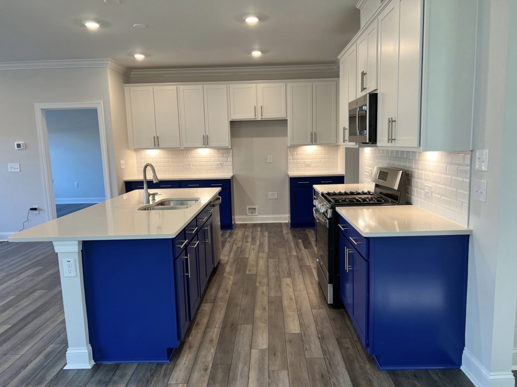 Expert cabinet painting services in Raleigh, NC with smooth, modern finishes