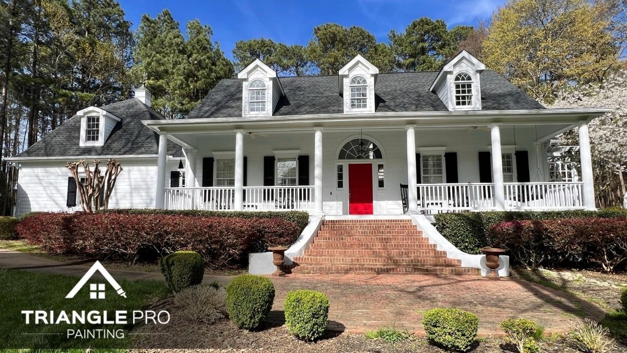 A beautiful shot of an exterior of a house in Raleigh, NC.