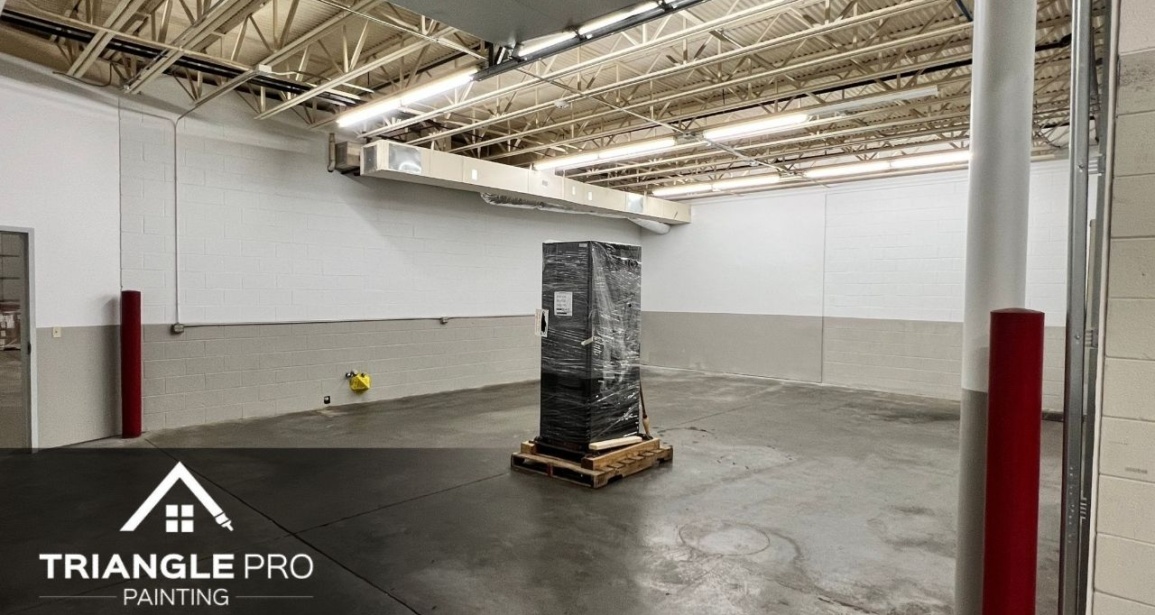 This is an image of industrial facility painting in Raleigh.