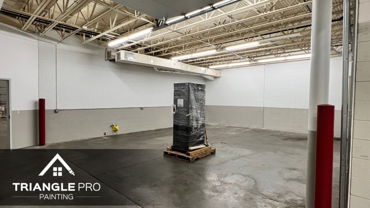 This is an image of industrial facility painting in Raleigh.