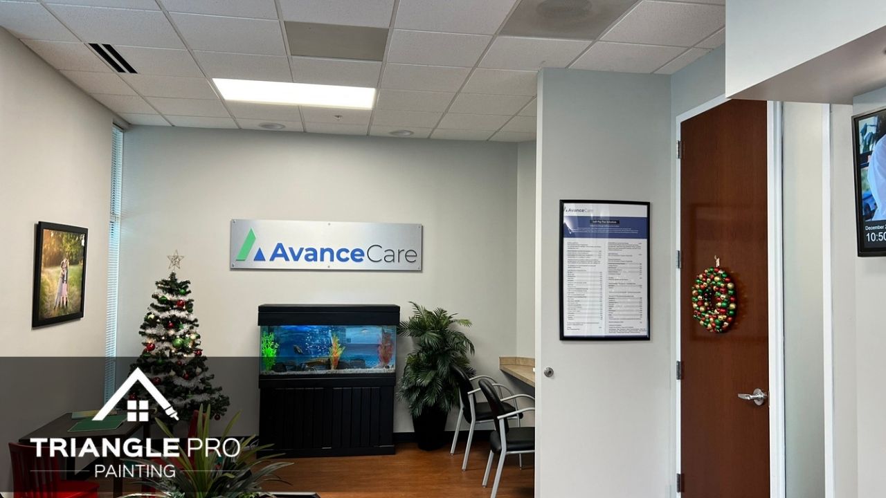 This is an image of a newly painted clinic in Raleigh, NC.