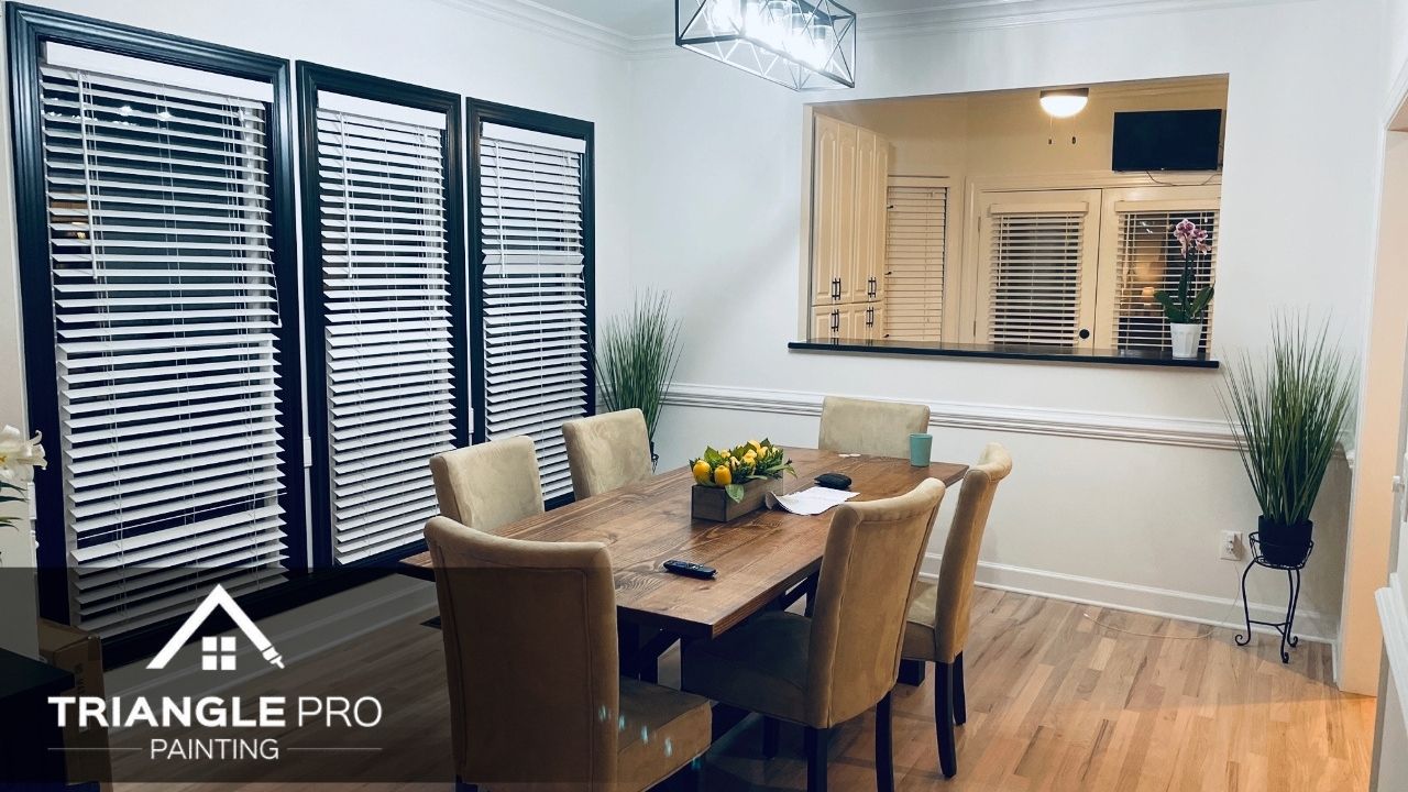 This is an image of a newly painted interior in Raleigh, NC.