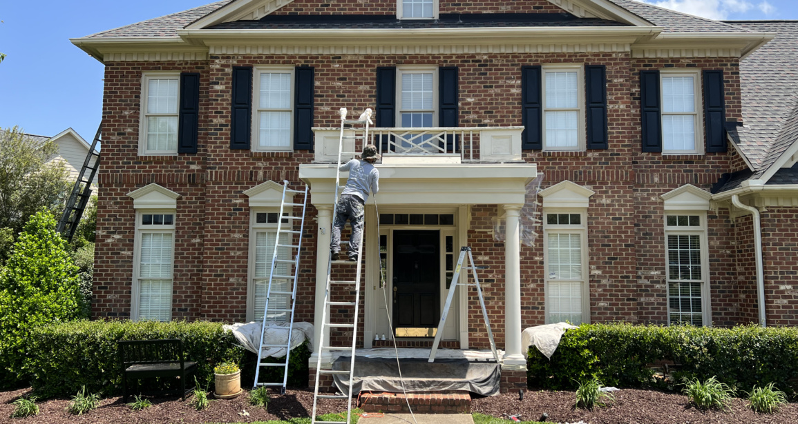 Expert exterior house painting in Wake Forest, NC with long-lasting finishes