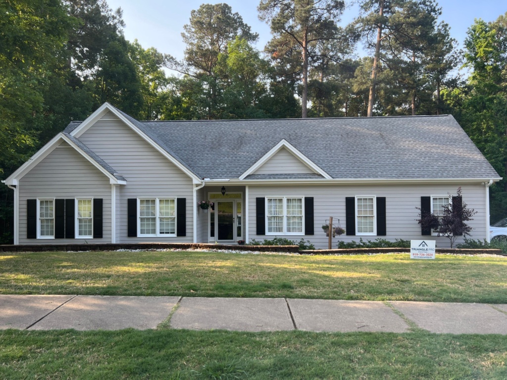 Professional exterior painting in Holly Springs, NC enhancing modern family homes