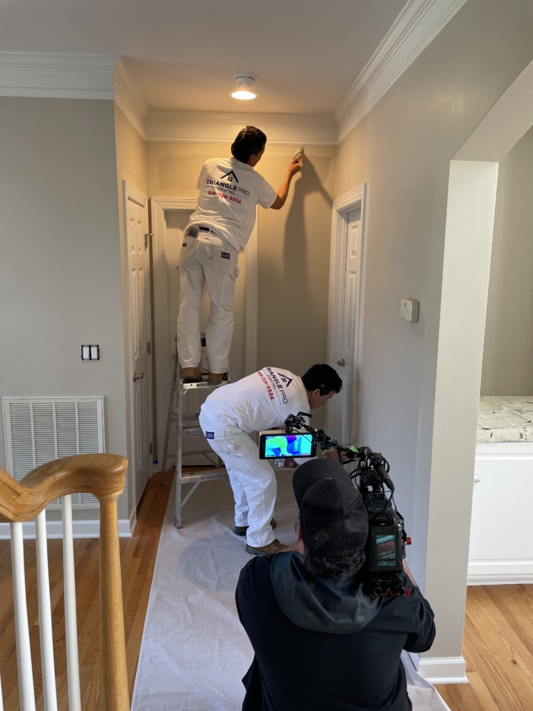 Expert interior painting services in Morrisville, NC for walls, ceilings, and trim