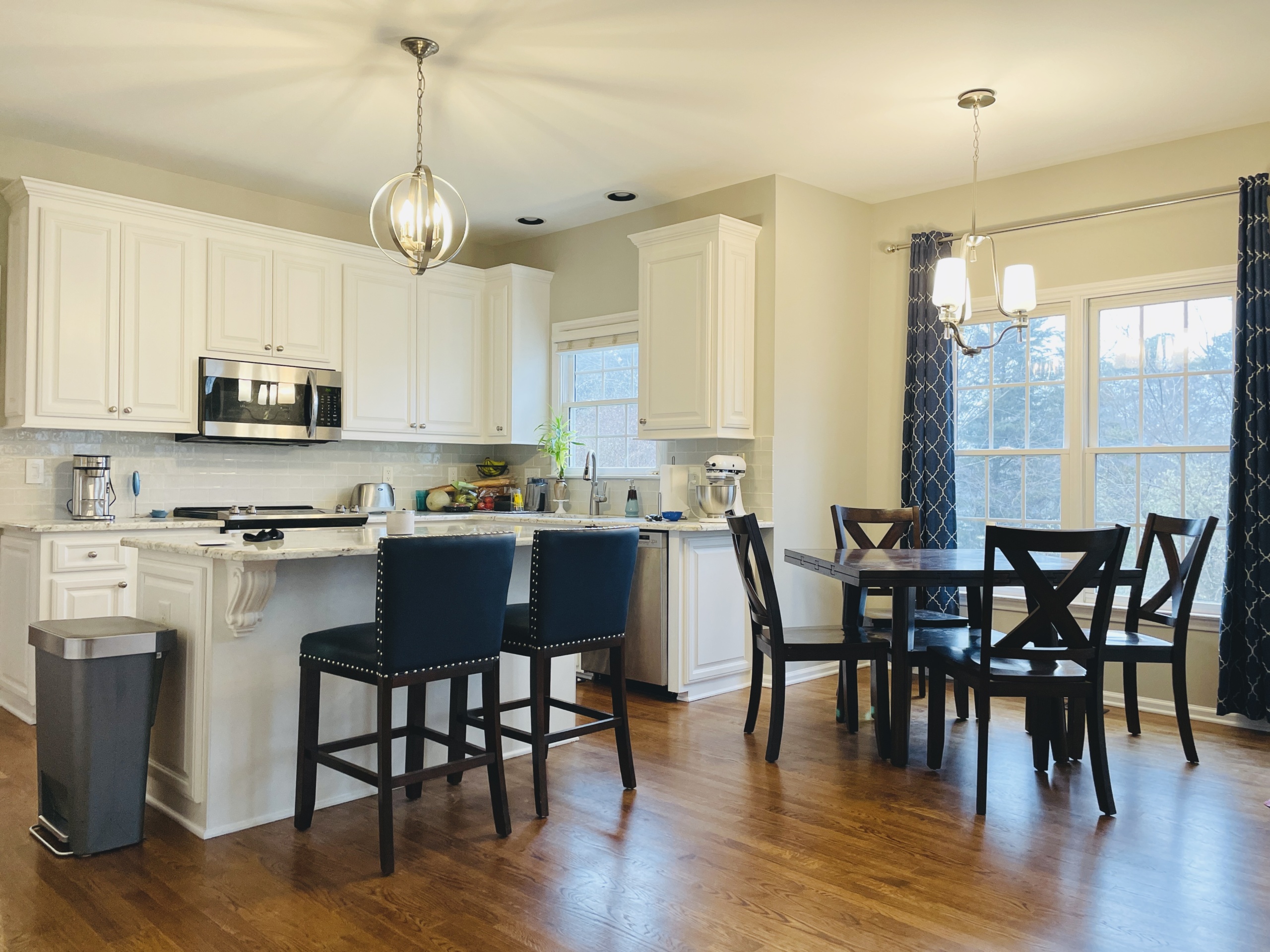 Professional cabinet painting in Knightdale, NC refreshing kitchens and bathrooms