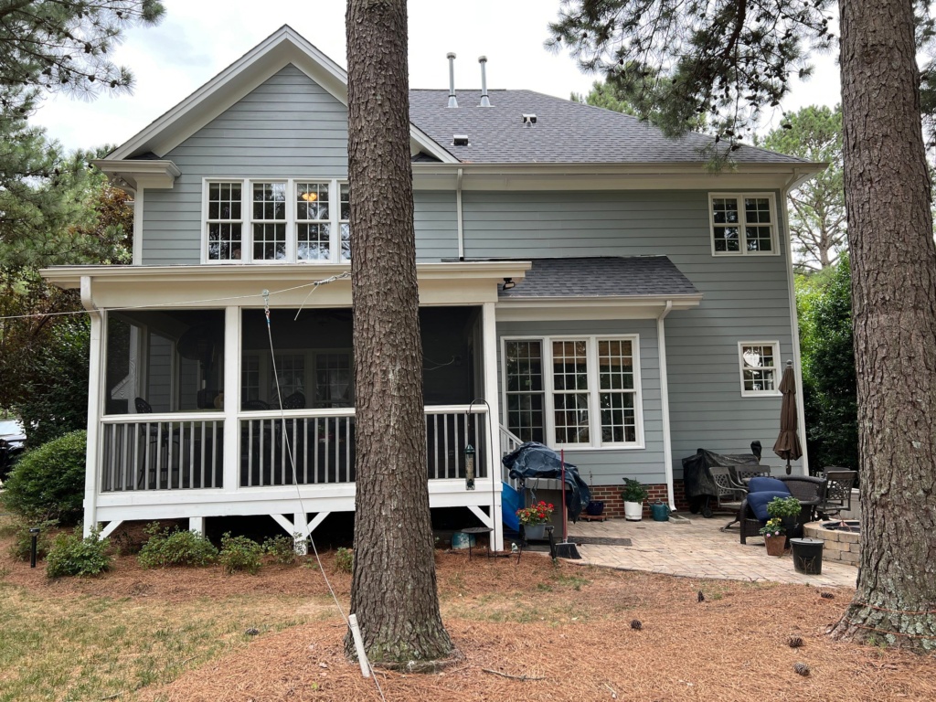 Professional siding painting in Wake Forest, NC enhancing home curb appeal