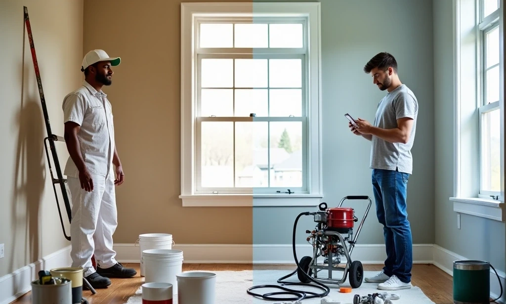 Painter vs. Renting a Sprayer