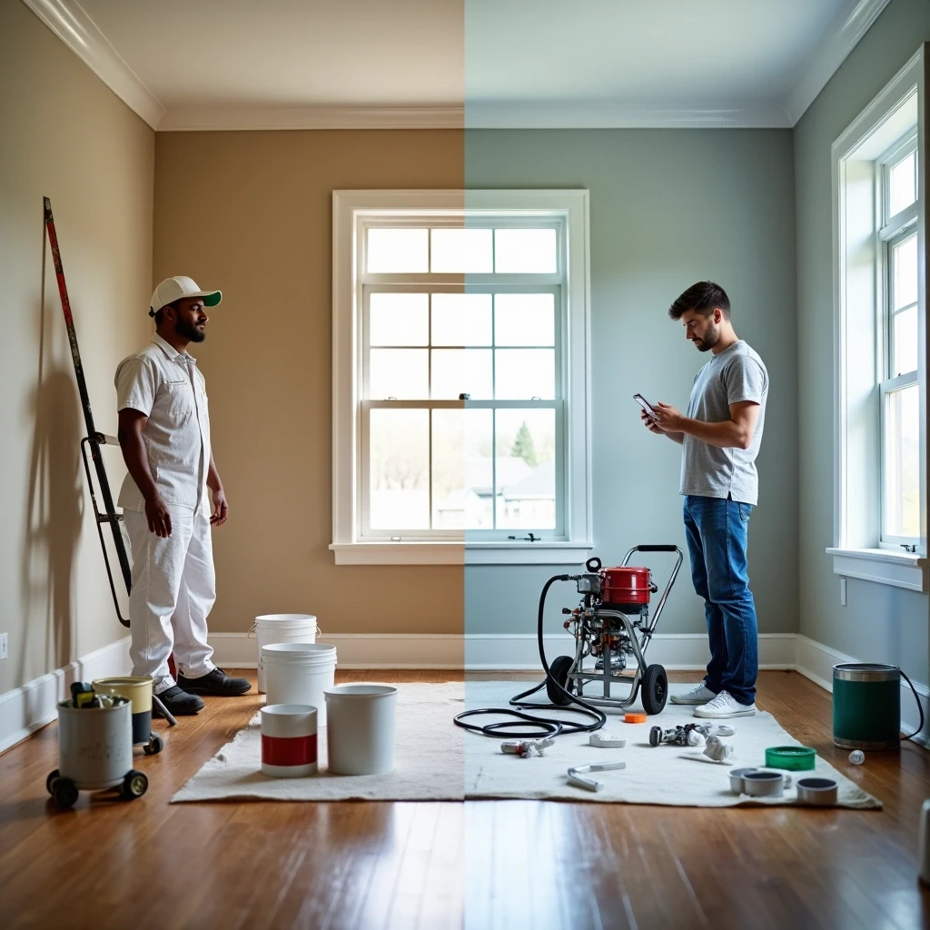 Painter vs. Renting a Sprayer