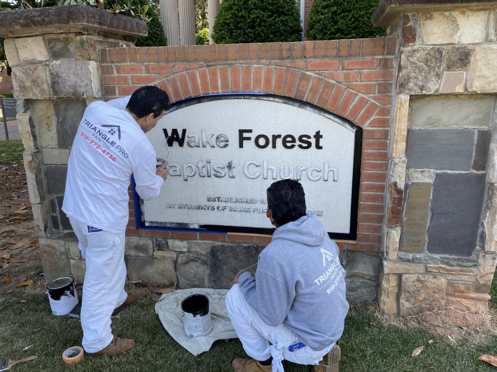 Expert commercial painting services in Wake Forest, NC for retail and professional spaces