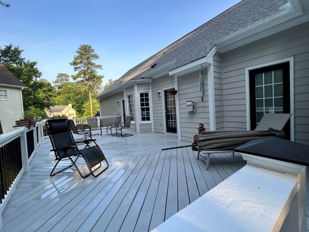 Professional commercial painter in Holly Springs, NC refreshing offices and business properties