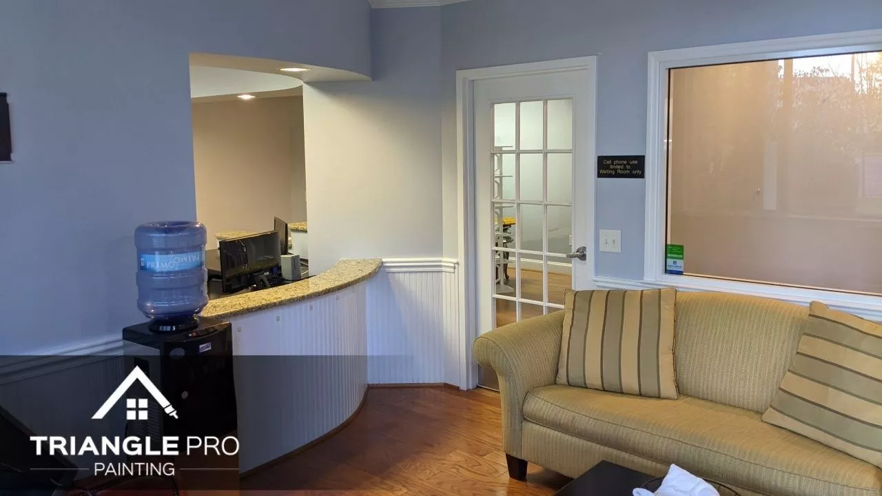 An image of a newly painted interior in Raleigh, NC.