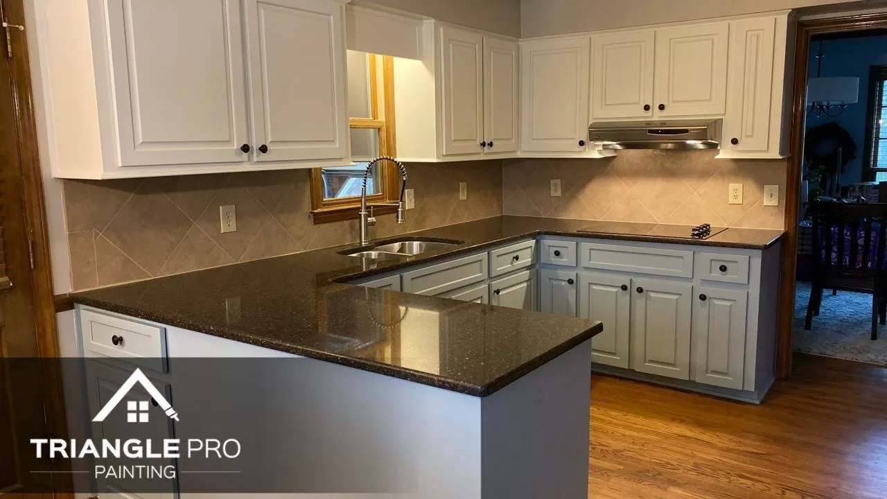 A cabinet painting service in Raleigh, NC.