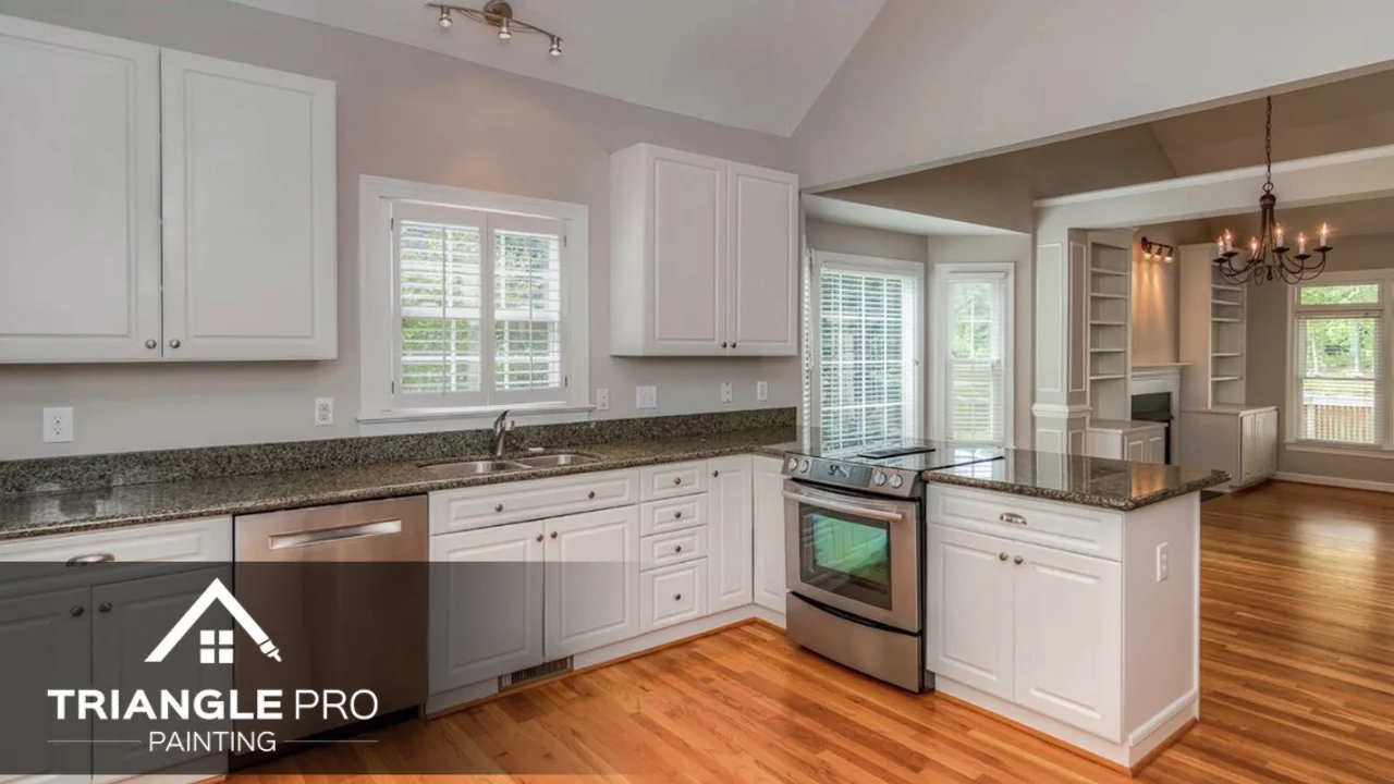 This is an image of an interior painting in Raleigh, NC.