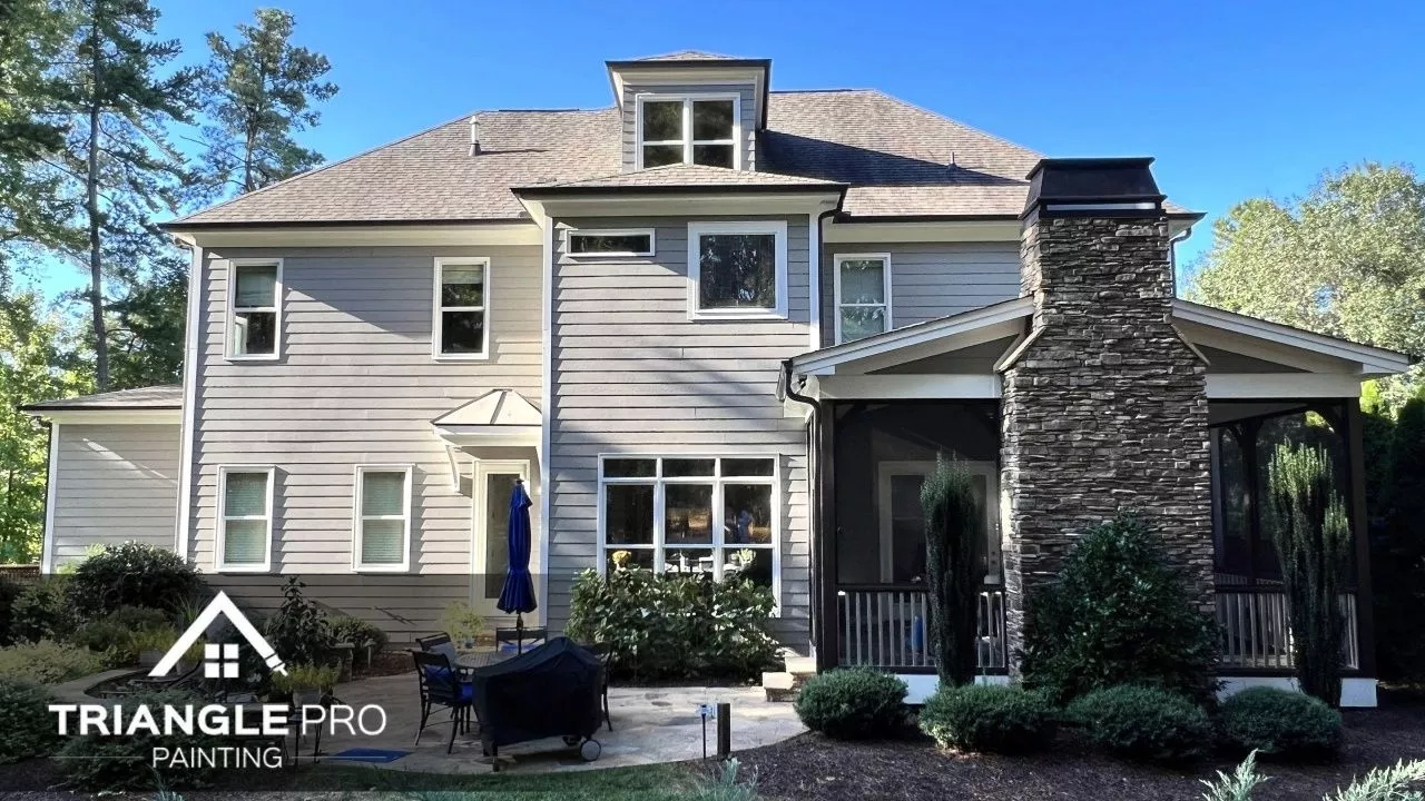 A beautiful shot of an exterior of a house in Raleigh, NC.