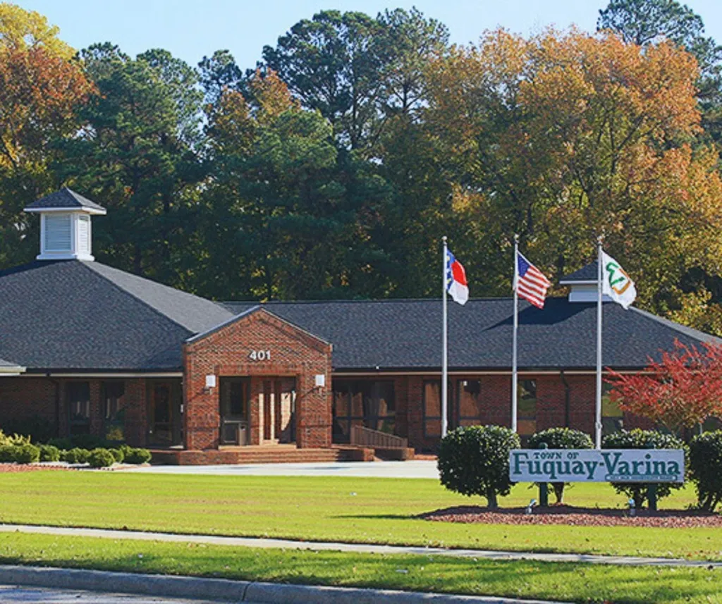 Fuquay-Varina Town Hall located at 401 Judd Parkway, Fuquay-Varina, NC