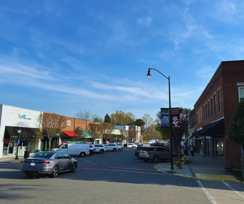 Street of Wendell, NC