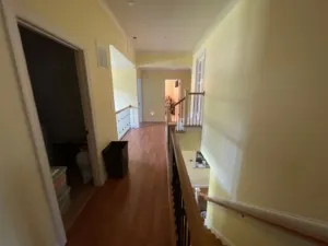 Homeowner reviewing paint color options with a professional painter