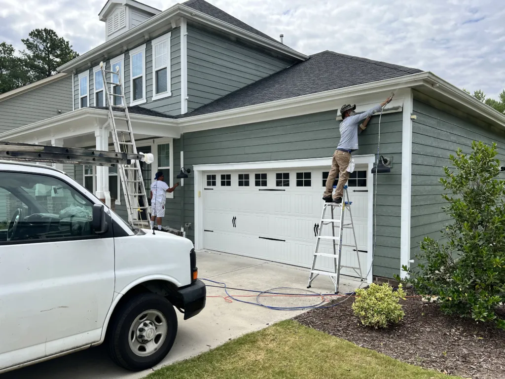 Professional exterior painting in Knightdale, NC enhancing home curb appeal