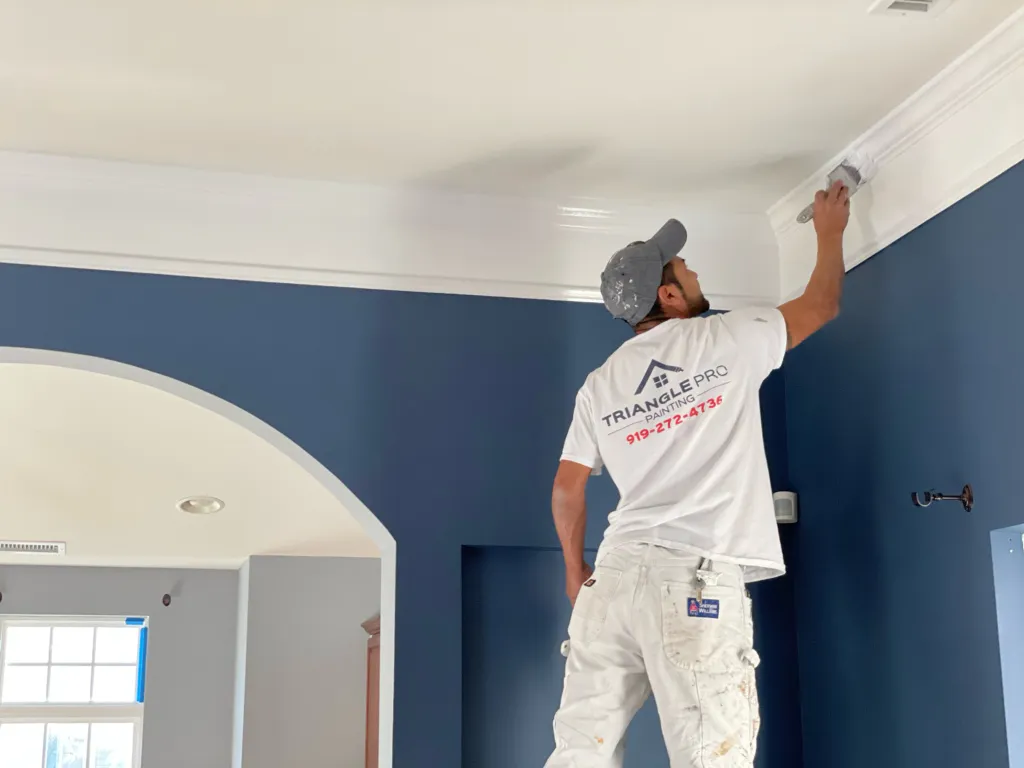 High-quality interior house painting in Garner, NC with smooth, durable finishes